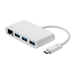 Monoprice 14503 laptop dock/port replicator USB 3.2 Gen 1 (3.1 Gen 1) Type-C White