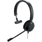 Jabra Evolve 20 Headset Wired Head-band Office/Call center USB Type-C / USB Type-A Black