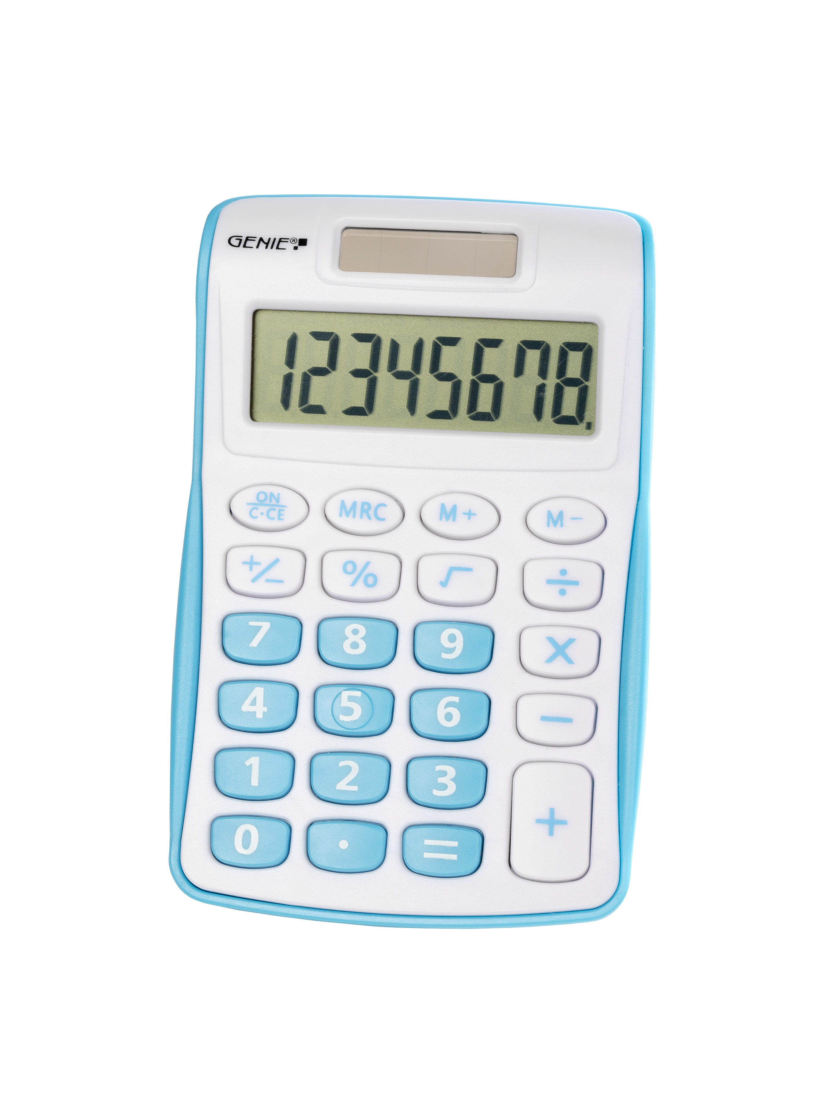 Image of Genie 120 B calculator Pocket Display Blue, White