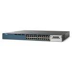 Cisco Catalyst C3560X-24P-S, Refurbished Managed L3 Gigabit Ethernet (10/100/1000) Power over Ethernet (PoE) 1U Black, Gray