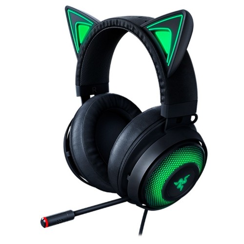 Razer Kraken Kitty Edition Headset Wired Head-band Gaming Black, Green
