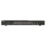 QNAP QSW-M2130P-2C2S26T netwerk-switch Managed L2 2.5G Ethernet (100/1000/2500) Power over Ethernet (PoE) 1U Zwart