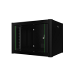 Lanview RWP07U45BL rack cabinet 7U Wall mounted rack Black