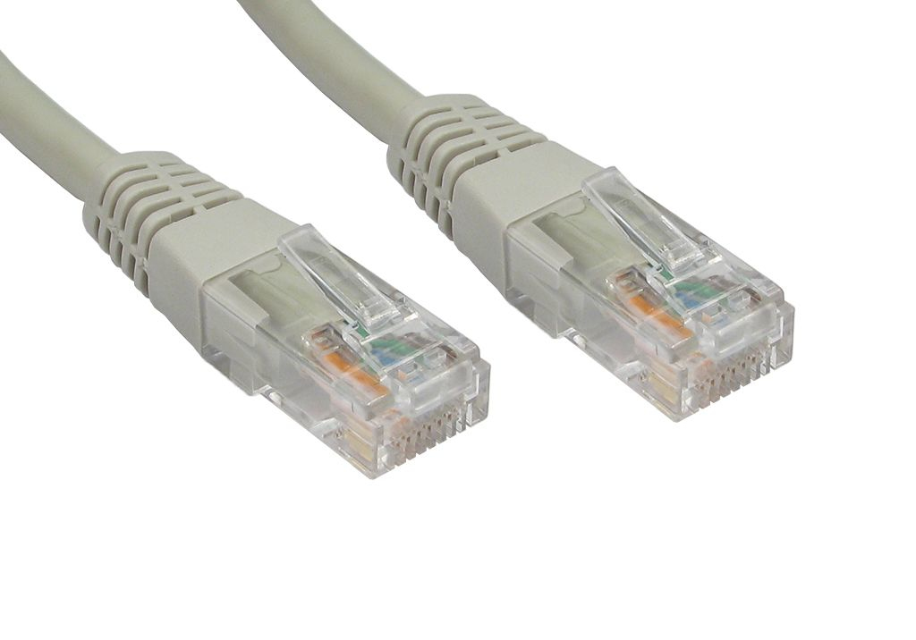Photos - Cable (video, audio, USB) Cables Direct 3m Cat6 networking cable Grey U/UTP  ERT-603 (UTP)