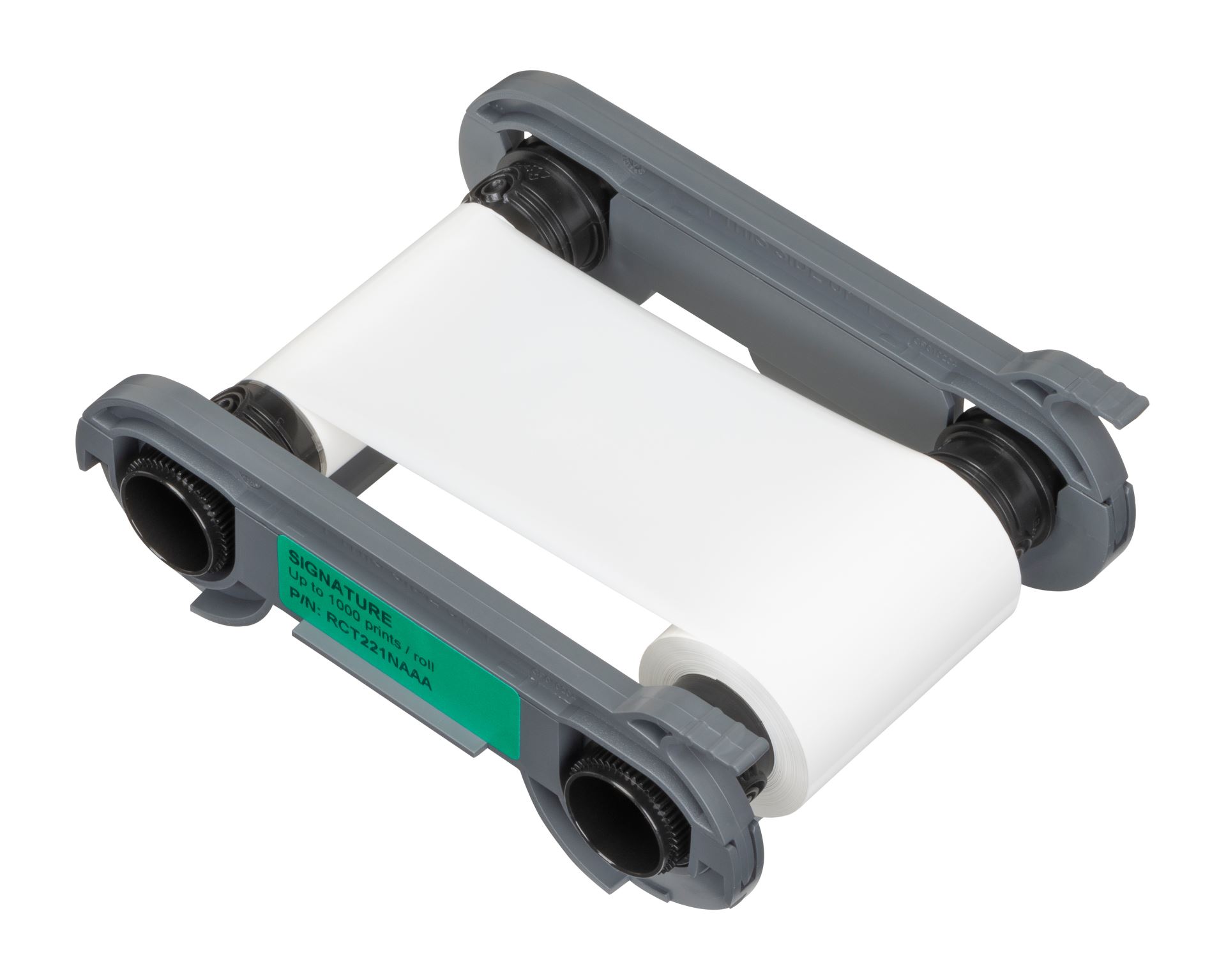 Image of Evolis RCT221NAAA White Signature Monochrome Ribbon (1000 Prints)