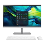 Acer Aspire C27-195ES Intel Core Ultra 7 155U 68.6 cm (27") 1920 x 1080 pixels All-in-One PC 16 GB DDR5-SDRAM 1 TB SSD Windows 11 Home Wi-Fi 7 (802.11be) Silver, White