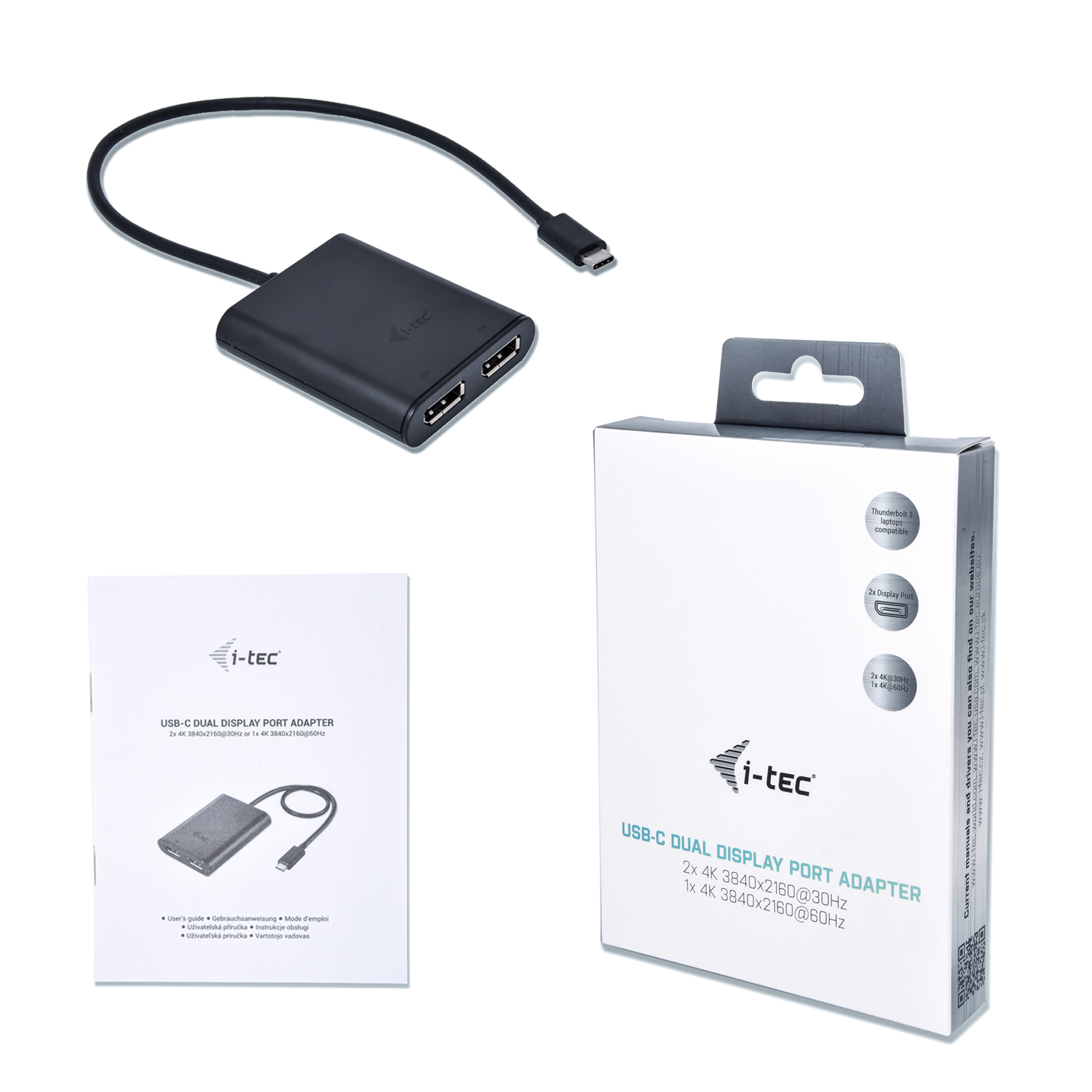 i-tec USB-C 3.1 Dual 4K DP Video Adapter