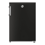 Hoover HOUQS 58EBHK Upright freezer Freestanding 85 L E Black