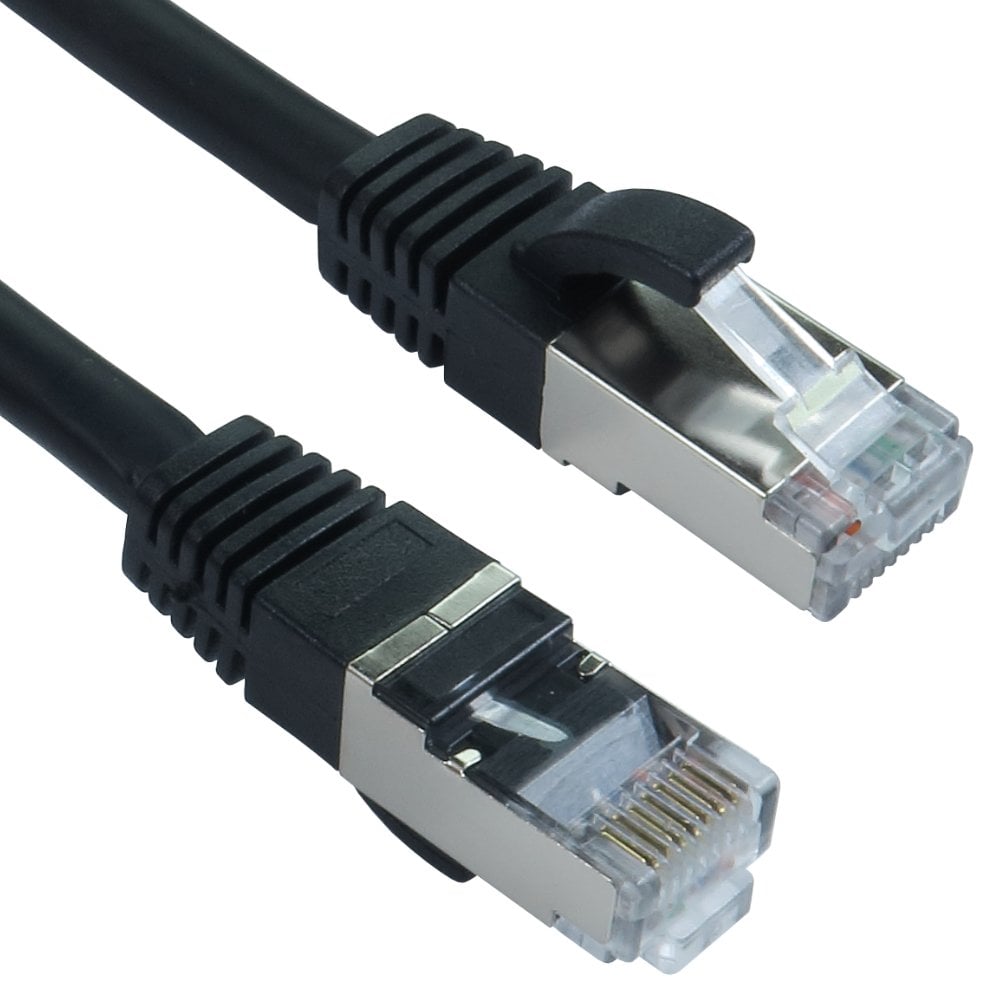 Cables Direct Black 3M Cat8.1 Lszh S/Ftp 26Awg