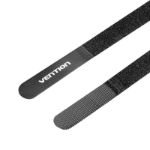 Vention KANB0-10 cable tie Hook & loop cable tie Polyester, Nylon Black 10 pc(s)
