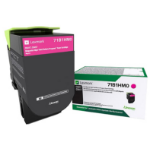 Lexmark 71B1HM0 toner cartridge 1 pc(s) Original Magenta