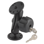 RAM Mounts Double Ball Mount with Key Lock Knob