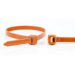 WKK 110196171 cable tie Releasable cable tie Plastic Brown 100 pc(s)