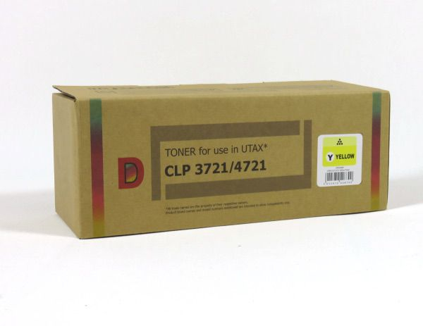 Data Direct Utax CLP3721 PC2160 Toner Yellow Compatible 4472110016C