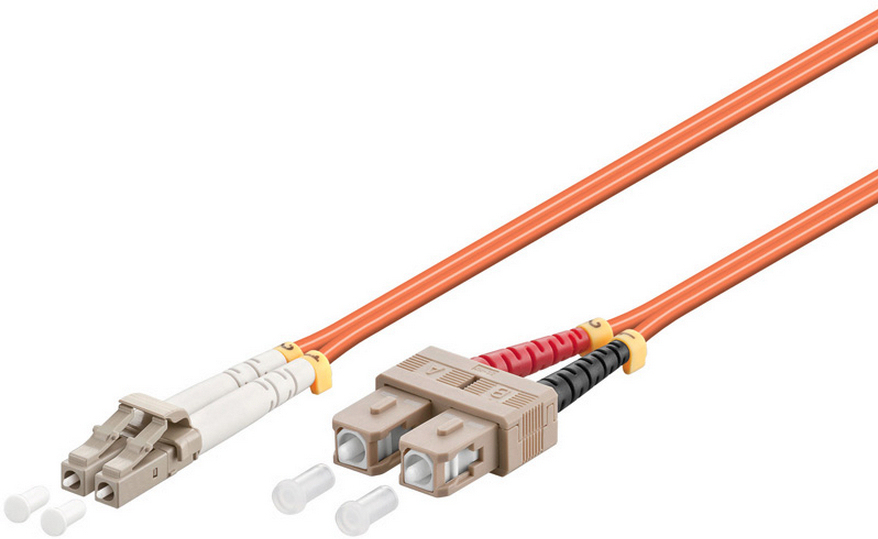 Microconnect FIB422003-2 fiberoptikkablar 3 m LC SC OM2 Orange