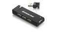 Image of iogear GUH285W6 interface hub 480 Mbit/s Black