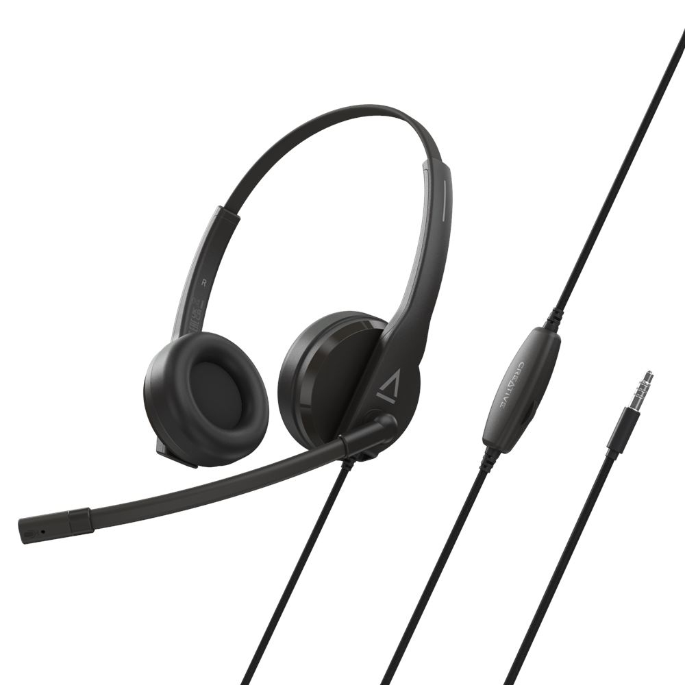 Creative Labs HS-230 Headset Wired Head-band Calls/Music USB Type-A Black