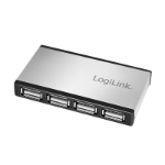 LogiLink USB 2.0 Hub, 4-port, incl. power supply