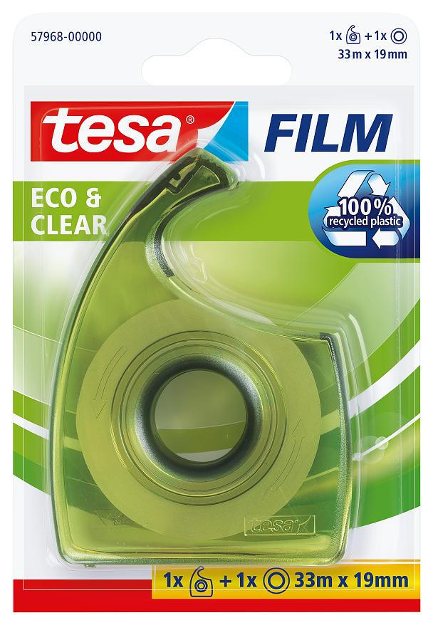 Image of TESA 57968-00000-01 stationery tape 33 m Green, Transparent 1 pc(s)