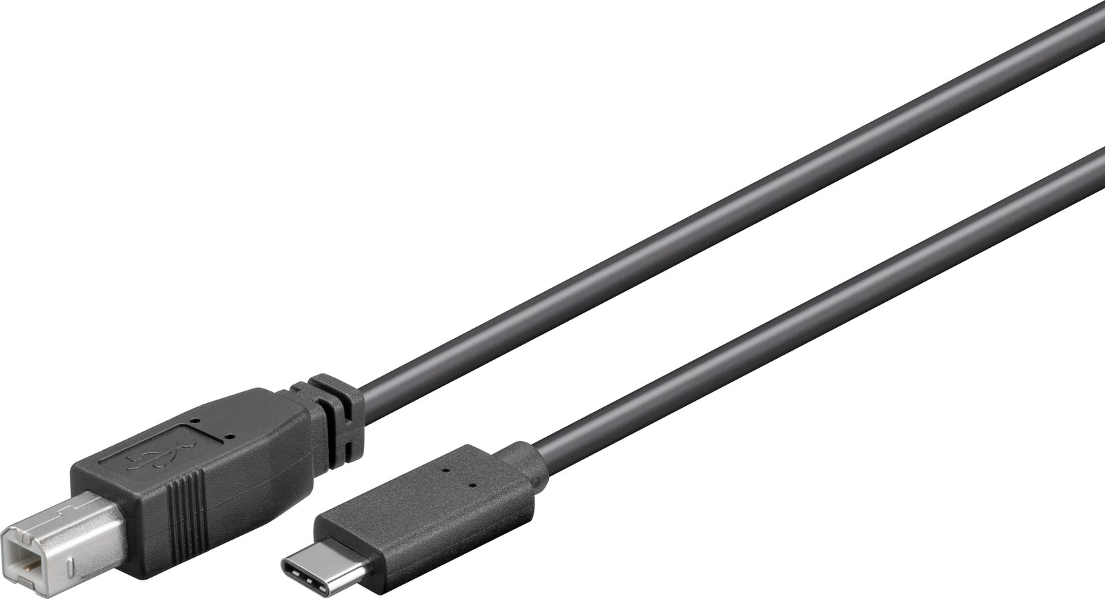 Microconnect USB3.1C2B1 USB cable 1 m USB 2.0 USB C USB B Black