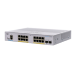 Cisco Business CBS350-16P-E-2G Managed Switch | 16 Port GE | PoE | Ext PS | 2x1G SFP | Limited Lifetime Protection (CBS350-16P-E-2G)