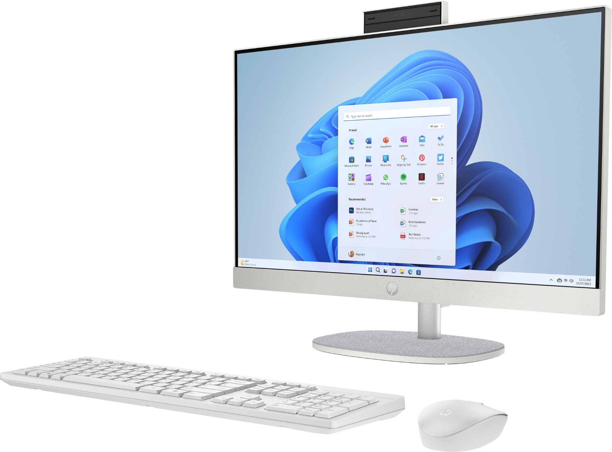 HP All-in-One 24-cr1010na PC Intel Core Ultra 7 32 GB DDR5-SDRAM 1 TB SSD Windows 11 Home