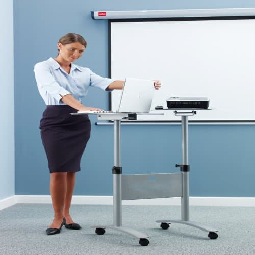Nobo Multimedia Projection Trolley - Twin Platform