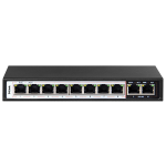 D-Link DES-F1010P-E network switch Unmanaged L2 Fast Ethernet (10/100) Power over Ethernet (PoE) Black