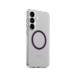 PanzerGlass CARE by ® Flagship Case Transparent Urban Combat w. Plum Purple Qi Compatible Samsung Galaxy S25+