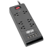 Tripp Lite TLP664USBB surge protector Black 6 AC outlet(s) 120 V 72" (1.83 m)