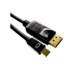 Microconnect DP-MMG-100MB DisplayPort cable 1 m Mini DisplayPort Black