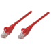 Intellinet Network Patch Cable, Cat5e, 1.5m, Red, CCA, U/UTP, PVC, RJ45, Gold Plated Contacts, Snagless, Booted, Lifetime Warranty