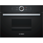 Bosch Serie 8 CDG634AB0 steam oven Small Black Touch