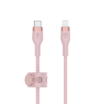 Belkin Cbl S tress USB-C LTG 3M ros Roze