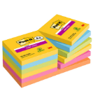 Post-It 7100259227 note paper Square Blue, Green, Orange, Pink, Yellow 90 sheets Self-adhesive
