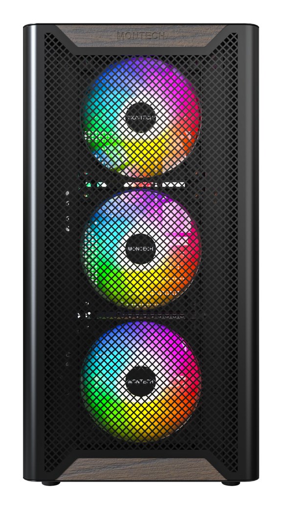 MTC Wooden PC Case Montech XR, Midi-Tower, ATX, ARGB
