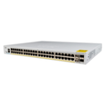 Cisco Catalyst 1000-48P-4X-L Network Switch, 48 Gigabit Ethernet (GbE) PoE+ Ports, 370W PoE Budget, four 10 G SFP+ Uplink Ports, Enhanced Limited Lifetime Warranty (C1000-48P-4X-L)