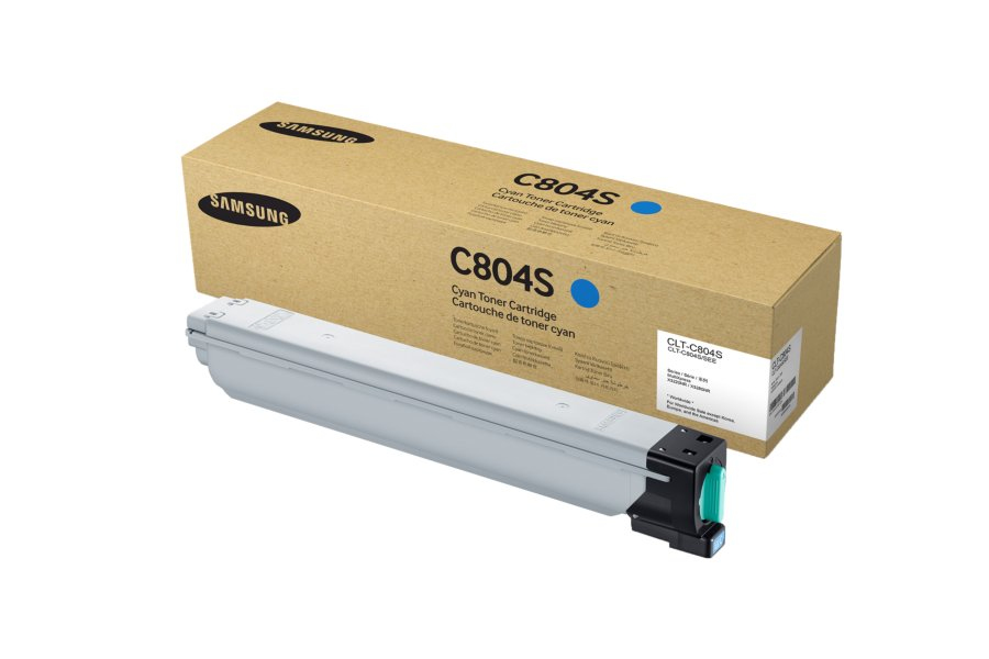 Samsung CLT-C804S/ELS/C804 Toner Cartridge cyan. 15K Pages For Samsung