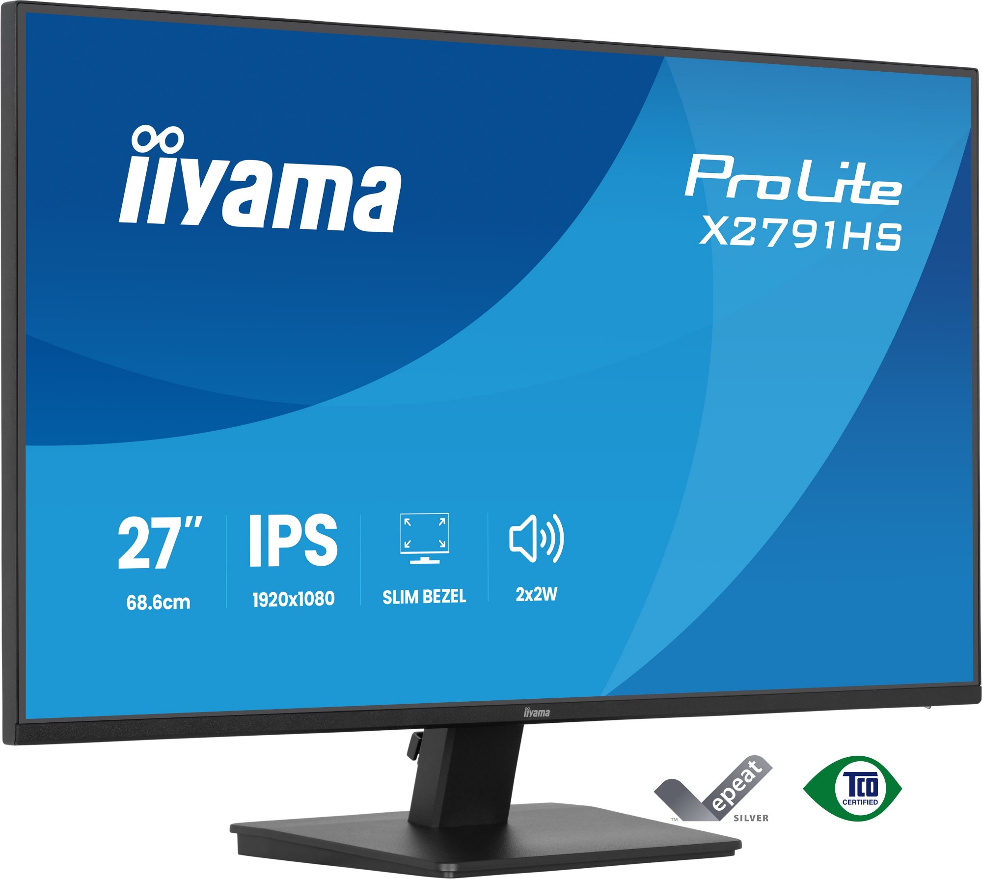 iiyama ProLite X2791HS-B1 computer monitor 68.6 cm (27") 1920 x 1080 pixels Full HD LED Black