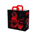 Konix KX DND SHOPPING BAG MONSTERS Noir, Rouge Sac fourre-tout