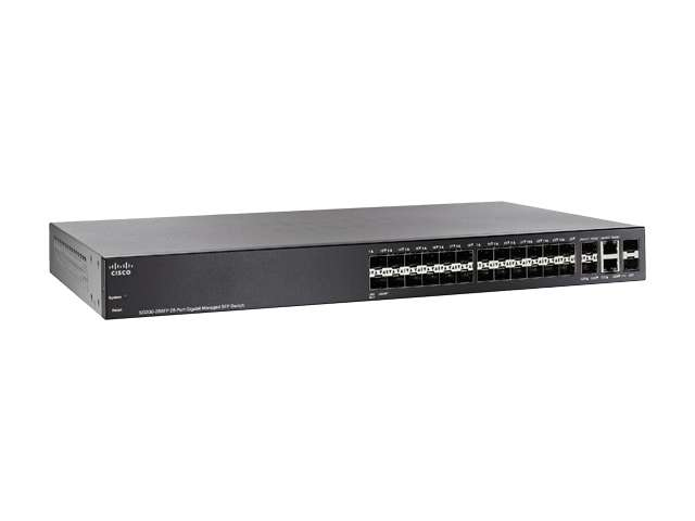 Cisco SG300-28SFP-K9-NA 2-Port Gigabit Network Switch