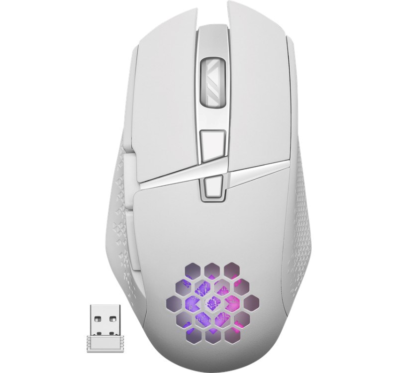 DFN MOUSE DEFENDER GM-514 GLORY OPTIC RF RGB 3200dpi 7P WHITE