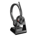 POLY Savi 7220 Headset Wireless Head-band Office/Call center Black