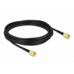 DeLOCK Antenna Cable RP-SMA plug to RP-SMA plug LMR/CFD100 5 m low loss