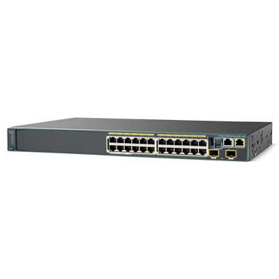 Cisco WS-C2960S-F24TS-L network switch Managed L2 Fast Ethernet (10/100) Black