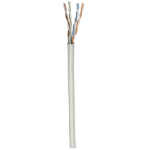 Intellinet Network Bulk Cat5e Cable, 24 AWG, Solid Wire, Grey, 305m, U/UTP, Box