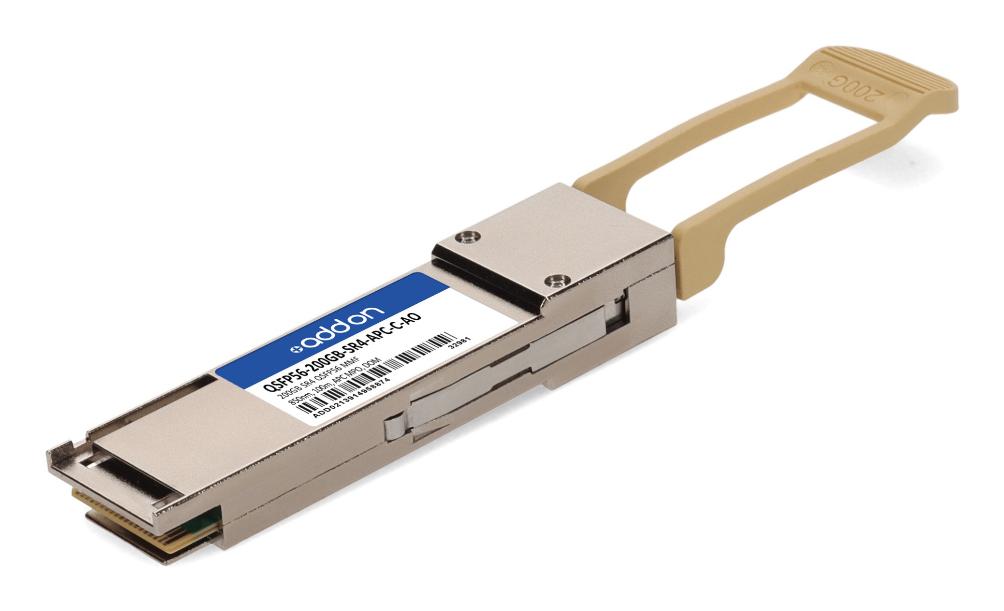 AddOn Networks QSFP56-200GB-SR4-APC Compatible 200G QSFP56 100 m TAA Compliant Transceiver