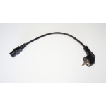 Wantec 7901 electriciteitssnoer Zwart 0,3 m CEE7/7 C13 stekker