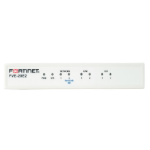 Fortinet FortiVoice-20E2, 2 x 10/100 ports, 2 x FXO, 2 x FXS, 8GB storage, 20 Endpoints, and 4 VoIP trunks. Supports local survivable configuration.