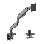 Brateck Single Heavy-Duty Gaming Monitor Arm Fit Most 17'-49' Monitor Up to 20KG VESA 75x75,100x100 (LS)